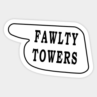 Fawlty Towers Hotel Sticker